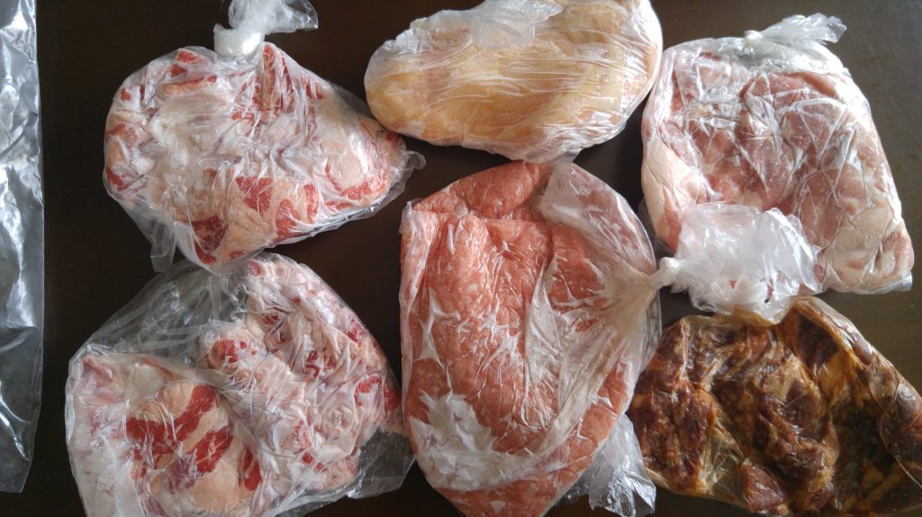 冷凍保存　肉